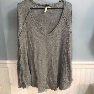 Free People Sunset Park Thermal Grey